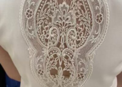 A Close-up View of a Woman's Lace Dress in Chicago, IL