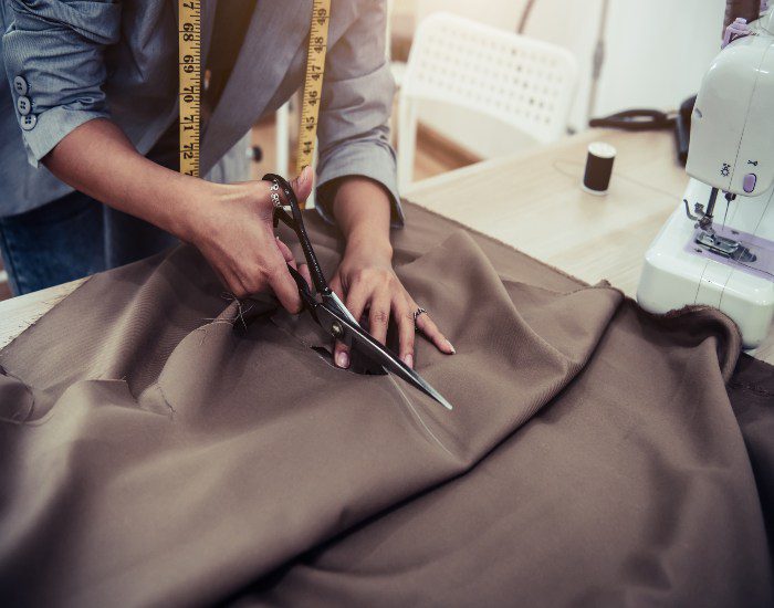 Bespoke women's trousers designed by Richard Bennett Custom Tailors in Chicago, IL